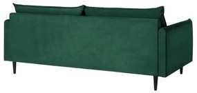 Ciemnozielona aksamitna sofa 203 cm Juli – Ropez