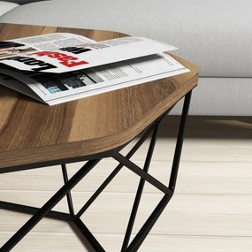 Stolik konferencyjny Diamond Walnut