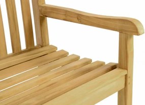 Ławka ogrodowa DIVERO - impregnowany tek - 130 cm