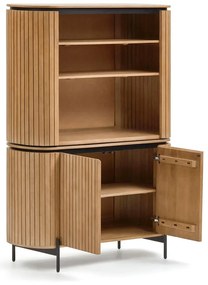 Regał z drewna mango w naturalnym kolorze 120x170 cm Licia − Kave Home