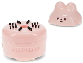 Różowy metalowo-plastikowy odkurzacz biurkowy Bunny – Rex London