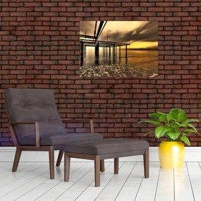Obraz na szkle - Architektura nad wybrzeżem (70x50 cm)