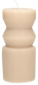 Świeca Cornelia 14cm beige