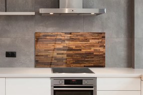 Panel szklany do Kuchni Drewniane Panele Ścienne