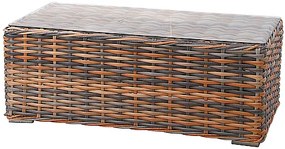 Zestaw rattanowy CORDOBA (szarobrązowy)