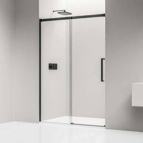 Drzwi prysznicowe przesuwne ze ścianką Soft-Close DX906 FLEX