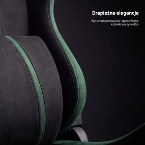 Fotel gamingowy materiałowy Diablo X-One 2.0 King Size, Forest Green