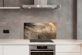 Szklany Panel Organiczny Rysunek Drewna