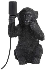 Czarna lampa stołowa (wysokość 34 cm) Monkey – Light & Living