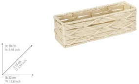 Podłużny kosz do przechowywania, 32 x 10 x 10 cm, Vabriano, WENKO