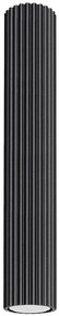 Sufitowa czarna lampa w loftowym stylu 40cm - D294-Melson
