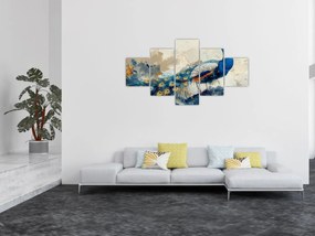 Obraz - Paw, malarstwo (125x70 cm)