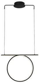 LED żyrandol na lince ODETTA LED/30W/230V 4000K czarny