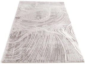 Dywan Akrylowy Clamente Linie Kremowo-Szary  80 cm x 300 cm