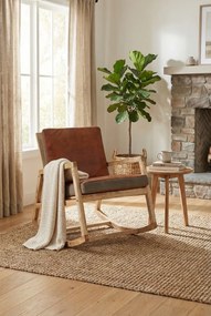 Bujany fotel z drewna M7-S94