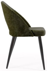 Zielone krzesła zestaw 4 szt. Mael – Kave Home