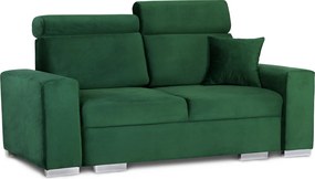 Dwuosobowa sofa do salonu z regulowanymi zagłówkami Swing