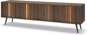Szafka RTV Dunin 183 cm LED dąb Dunin elegancka nowoczesna szafka TV do salonu