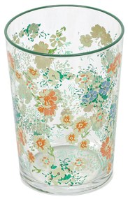 Duża szklanka w kwiatowy wzór, 510 ml