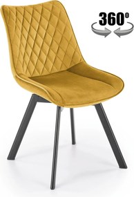 Krzesło do jadalni K520 z obrotowym siedziskiem