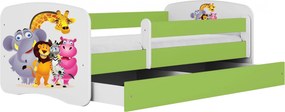 Łóżko dla dziecka z materacem mix 80x160 K6-R26
