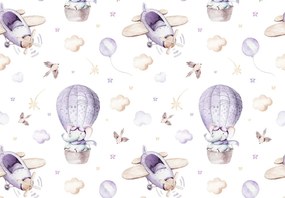 Fototapeta - Balony i samoloty (196x136 cm)