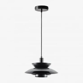 Lampa Sufitowa Wisząca Z Żelaza Alicia Czarna - Sklum