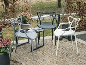 PROMOCJA Czarny plastikowy krzesło KATO II jakość.