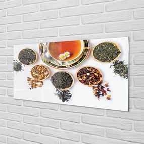 Szklany Panel Herbata Ziołowa w Kubku