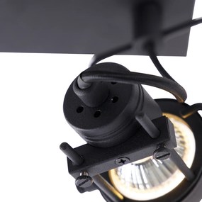 Inteligentny spot czarny z 2 żarówkami Wifi GU10 - Suplux