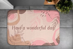 Dywanik antypoślizgowy do łazienki Dywanik antypoślizgowy do łazienki Geometryczne wzory