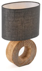 Nowoczesna lampa stołowa szara z LED - Meau Rustykalny / Vintage Oswietlenie wewnetrzne