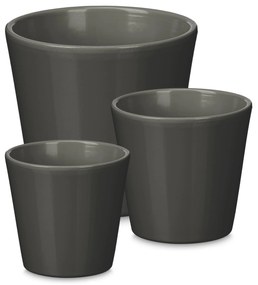 Zestaw stożkowych doniczek Ø 14, 17, 22 cm
