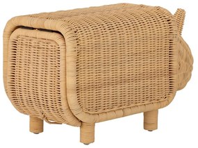 Rattanowy stołek dla dzieci Soffe − Bloomingville Mini