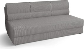 Szara sztruksowa sofa rozkładana L0-K59