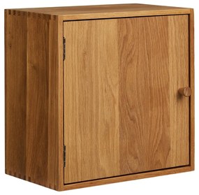 Wielopoziomowa półka z litego drewna dębowego w naturalnym kolorze 18 cm Townsville – House Nordic