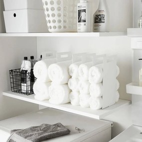 Białe metalowe stojaki na ręczniki 2 szt. Tower – YAMAZAKI