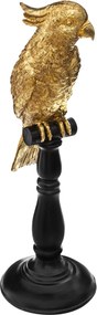 Figurka dekoracyjna z polyresinu, papuga, wys. 35,5 cm
