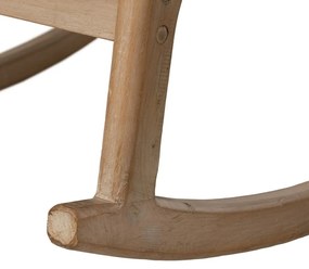 Beżowy fotel bujany Weave – Ixia
