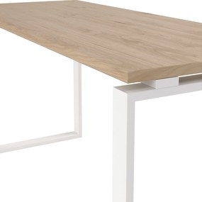 Biurko z przedłużeniem Sign 150 jackson hickory/biały mat