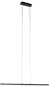 Nowoczesna lampa wisząca czarna 90 cm zintegrowana LED - Banda Nowoczesny Oswietlenie wewnetrzne