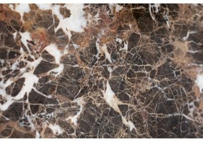 Brązowo-naturalny marmurowy stolik 90x90 cm Brooksville – Rowico