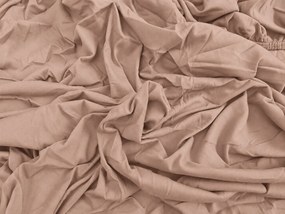 PrzytulneMieszkanie.pl Prześcieradło jersey staroróżowe 90 x 200 cm