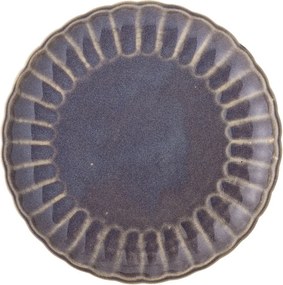 Ciemnofioletowy kamionkowy talerz deserowy ø 20 cm Latina – Bloomingville