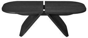 Czarny stolik z litego drewna dębowego 54x100 cm Avio – Blomus