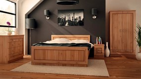 Komplet mebli do sypialni w dekorze dąb stuletni R9-Z89
