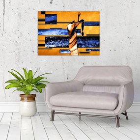 Obraz obrazu abstrakcyjnego (70x50 cm)