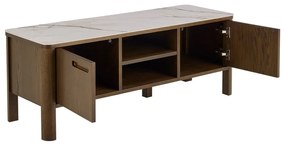 Brązowa szafka pod TV w dekorze dębu 120x45x40 cm Southampton – Actona