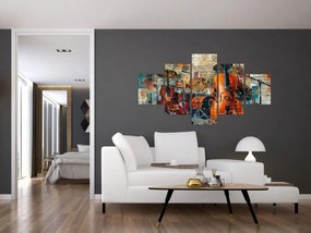 Obraz - Instrumenty muzyczne (125x70 cm)
