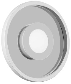 Metalowa lampa sufitowa LED w kolorze błyszczącego srebra ø 30 cm Ascari – Trio